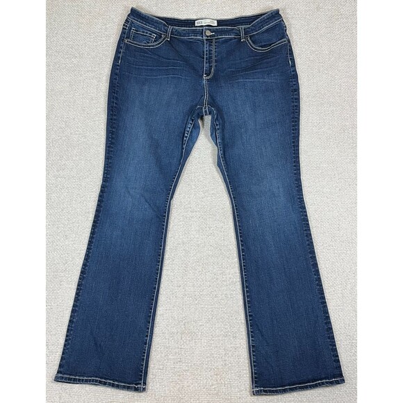 Buckle Denim - BKE Gabby Jeans Curvy Fit Bootcut Stretch Women's 38x35.5 Blue Original Rise